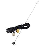 HYS TCJ-N1 VHF NMO 136-174 Mhz Mhz Mobile Vehicle Tranceiver 2M Antenna with 13 ft RG58 Coax Cable NMO to UHF PL259 Connector for Yaesu Kenwood HYT Vertex Icom Mobile Radios