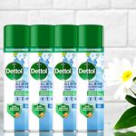 All in One Disinfectant Spray Crisp Linen, 4 x 300 ml, Suitable on Hard Surface and Upholstery