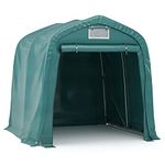 vidaXL Garage Tent Awning Shelter Storage Tent Auto Shelter Outdoor Water Resistant PVC 1.6 x 2.4 m Green