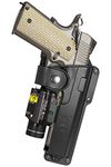 Fobus Tactical Speed Holster Full Size 1911 + Laser, Belt