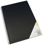 Quill, Visual Art Diary, PP, 110gsm, A4, 120 Pages, Black