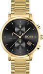 Hugo Boss Stainless Steel Analog Black Dial Men's Watch-1513781