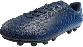 Vizari Stealth Firm Ground Soccer Cleats - Lightweight, Durable & Comfortable Kids & Youth Soccer Cleats with Excellent Traction - Girls & Boys Soccer Shoes with Padded Heel & Anti-Stretch Lining