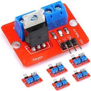 JESSINIE 6pcs IRF520 MOSFET Driver Module for Arduino Raspberry Pi, Efficient Control Switching for DIY Robotics and Automation Projects