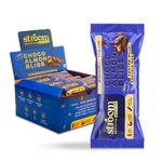 STROOM Asia's First Centre Filled Protein Bars | 20g Protein (5 Bars, 63 Grams Each) | Choco Almond Bliss | Protein Bars for Muscle Growth & Repair | Fibre Rich | No Added Sugar