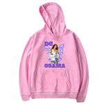 ZJHXQEVC DD Osama Rapper Hoodie Men Women Osama Sweatshirts Casual Long Sleeve Print Hooded Streetwear, Pink, 3X-Large