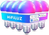 HIFILUZ Smart Light Bulbs 6 Pack, W