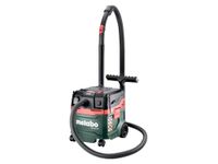 metabo 602085380 1200W all‑purpose vacuum with 20L capacity, automatic power‑tool take‑off, strong suction, and durable construction for efficient dust extraction in workshops and job sites.