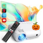 YOTON Y9 Projector 4K【Netflix/Prime Video/YouTube Official】, Portable Projector WiFi Bluetooth, 23000 Lumens Smart Phone Projector with Zoom, 2024 Updated with Built-in Hulu/Dolby