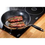 Stellar James Martin JM19NS Stainless Steel Non-Stick Frying Pan 24cm, Induction Ready, Oven Safe, Dishwasher Safe - 10 Year Non-Stick Warranty