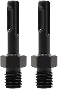 BRSCHNITT Core Drill Bit Adapter 2pcs 5/8"-11 Male Thread to SDS Plus Shank for Diamond Hammer Power Drill