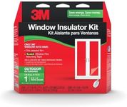 3M Outdoor Patio Door Clear Insulation Kit, Heat or Cold Window Insulation Kit for Large Windows and Sliding Doors, 1-Door Kit, 7 ft. X 9.3 ft.