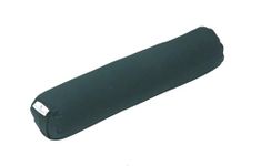 NutriBuck® Buckwheat Hull Neck Roll Bolster Support Pillow 20" x 3.5" || Reduces Stress on Spine, Neck Pain | (Dark Green)