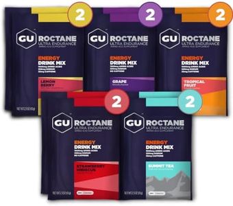 GU Energy Labs Gu Energy Roctane Ultra Endurance Energy Drink Mix, 10 Count, Assorted Flavors, Assorted, 10 Count