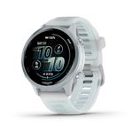 Garmin® Forerunner® 570, 42mm, Advanced GPS Running and Triathlon Smartwatch, AMOLED Display, Training and Recovery Features, Cloud Blue Aluminum with Translucent Whitestone/Cloud Blue Band