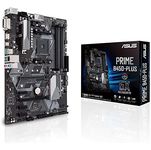 ASUS PRIME B450-PLUS, AMD AM4, ATX, 128GB DDR4, 4DIMM, HDMI, DVI, PCIE