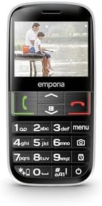 Emporia - ACTIVE LTE, 4G VoLTE Big Button mobile phone, ideal for the elderly, 2.3" colour screen, 2MP camera, Unlocked - Black