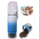 Belcka- 3in1 Portable Dog Water Bottle- 420ml Premium Stainless Steel Pet Drinking Bottle, Hot Water for 12h, Travel Dog Water Bottle with Food Container, Puppy Water Dispenser & Drinking Feeder