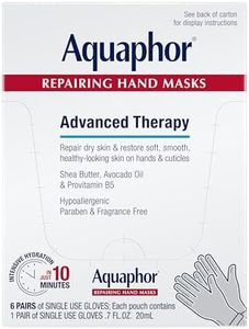 Aquaphor Hand Mask Gloves, Moisturizing, Pack of 6