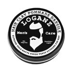 LOGANZ Hair Clay Strong Hold - Non-Greasy/Non-Oily Matte Finish Hair Clay for Men - Natural Ingredients Hair Pomade for Hairstyling - 3.5 Oz. (Loganz Scent)