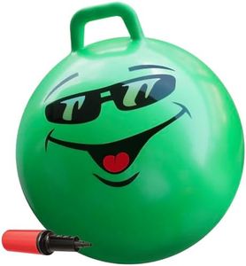 WALIKI Hopper Ball for Kids 3-6 | Hippity Hop Ball | Jumping Hopping Ball | Bouncy Ball | Green 18"