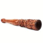 Royal Swag Mughal Style Tobacco Pipe Handmade Shiva Chillum Hookah Smoking Pipe | Durable Hard Wood Material|15cm x 4 cm x 2 Diameter | Made In India