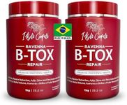 I Belli Capelli Ravenna Repair Hair B-tox -Cirugia Capilar para el Cabello, Formaldehyde-Free- B-tox Capilar Para El Cabello, Long Lasting Anti-Frizz, Smoothing, B-tox Hair Treatment 35.2 oz, 2 Pack