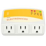 Refrigerator Surge Protector, Malictele 3 Outlet Voltage Protector Home Appliances 120V 12A Voltage Brownouts Plug Outlet for Fridge TV Air Conditioners Surge Protector 1440 Watts -1 Pack