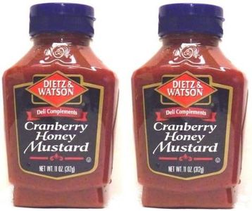 Dietz & Watson, Deli Compliments, Cranberry Honey Mustard, 11oz Bottle (Pack of 2)