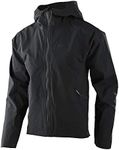 Troy Lee Designs Cycling Mountain Bike Racing Waterproof Windbreaker Jacket, Descent (Black, MD)