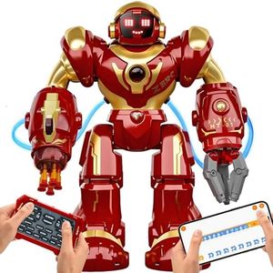Holyton 5088 Robot Toys for Kids - Smart Programmable,Dancing Remote Control Robot with Voice Control,APP Control,LED Eyes Ideal Gift for Kids,6 7 8 9 10 11 Year Old Boy Birthday Gift