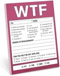 Knock Knock WTF Nifty Note Pad,4 x 