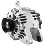 SCITOO High Output Alternator 120Amp CW S6 2.7L Replacement for Hyundai Tiburon Tucson Santa Fe 2005-2009,for Kia Sportage Optima 2005-2010 11188