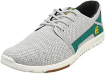 Etnies Men's Scout Skate Shoe, Light Grey/Yellow, 9