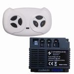 JR1922RXS-AD-NE 12V Kids Powered Ride on car 2.4G Bluetooth Remote Control and Receiver Kit Controller Control Box Accessories for Children Electric Ride On Car Replacement Parts