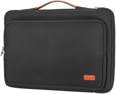 18.5 Inch Portable Monitor Case, 360° Protection Monitor Carrying Sleeve Bag (External Dimension: 17.8"x11.4") Black(Patent Design)