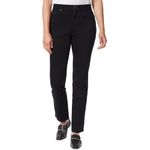 Gloria Vanderbilt Women's Amanda Petite Straight Leg Jean In Black, Black, petite