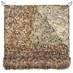 FLYEGO GEN 2 Camo Netting Camouflage Netting Hunting Blind Camo Net Camouflage Nets Military Surplus for Shooting Party Decoration Photograph Car Cover Sunshade（20ftx20ft, Dry Grass）