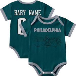 KREDE Philadelphia Bodysuit Custom Name Baby Clothes for Baby Boy Gifts