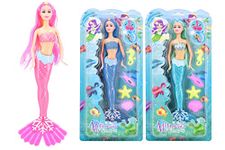 KandyToys Mermaid Princess Doll | Mermaid Kids Toys | Dolls For Girls | 3 Assorted Colours