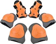 RUNDONG Kids/Youth Knee Pad Elbow Wrist Pads Guards Protective Gear Set, for Roller Skates,Cycling Bike,Skateboard,Inline Skatings,Scooter Riding,and Other Outdoor Sports Activities