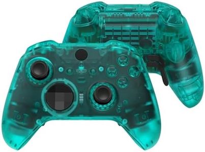eXtremeRate Full Set Shell Buttons for Xbox One Elite Series 2 Controller, Emerald Green Replacement Faceplate Back Plate Bottom Shell with Buttons for Xbox Elite Series 2 Core Controller - Model 1797