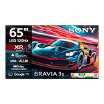Sony 164 cm (65 inches) BRAVIA 3II Ultra HD Smart LED Google TV K-65XR30M2