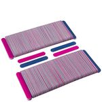 300 Pack Disposable Nail Files Double Sided Emery Boards Manicure Pedicure Tools - Home or Professional Boards Manicure Tools by waloden