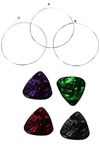 MUSTANG - ZIKO Acoustic Guitar Single 1st E String Pack of 3 with (4 guitar pick free)