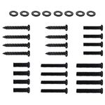 Universal TV Stand Screws and Washers for TV Stand Legs Screws Kit for Westinghouse JVC Pioneer Philips Roku TV Mount Screws Kit, Universal TV Leg Screws, Includes Screws, Washers