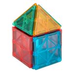 Amazon Brand - Jam & Honey Magnetic Tiles for Kids | STEM Toy | Magnetic Toys | Great Birthday Gift | Toys for Kids |Educational & Creative Toy| 10 Pieces