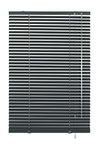 GARDINIA Aluminium Venetian Blinds, Visibility, Light and Glare Protection, Wall and Ceiling Mounting, Mounting Kit Included, Aluminium Venetian Blinds, Slate Grey, 100 x 175 cm (WxH)