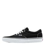 Vans Men's Doheny Trainers, Canvas Black White, 10 UK