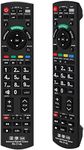 Alkia Replacement Remote Control for Panasonic Viera 3D LCD LED Plasma HDTV Smart TV, Works with All Panasonic Remote Controls